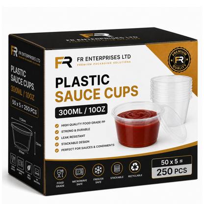 FR Heavy Duty Sauce Cups with Lids