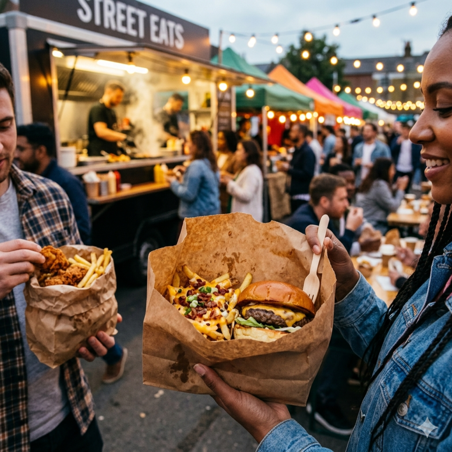 Mess Brown Greaseproof Paper Chip Bags