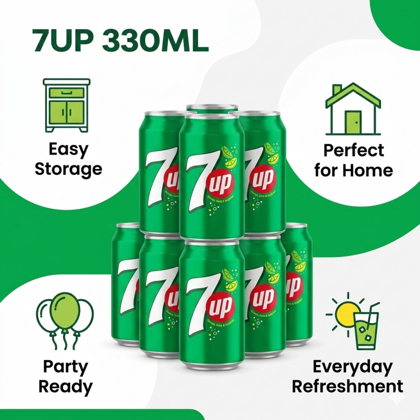CAN 7up 24X330ML GB