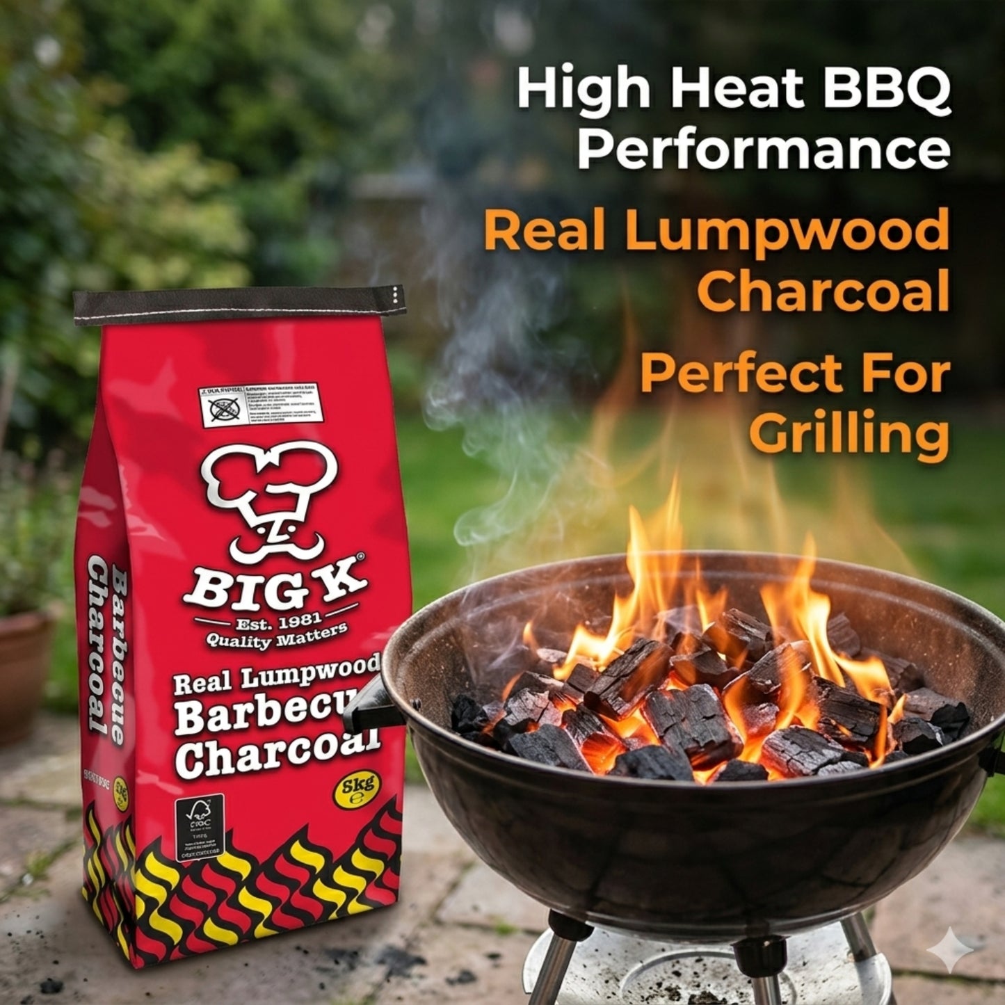 Real Lumpwood Charcoal - 5kg