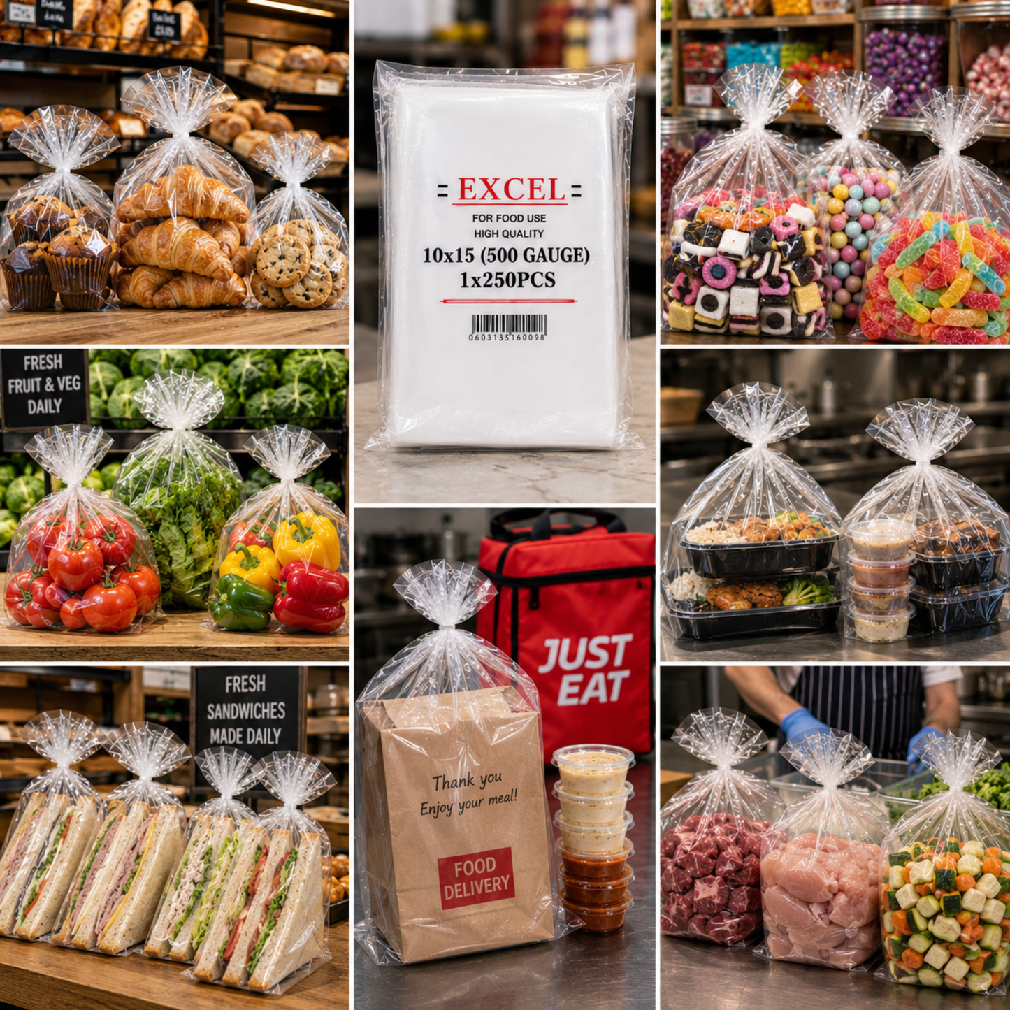 Multipurpose Heavy Duty Excel Bags- 12x15