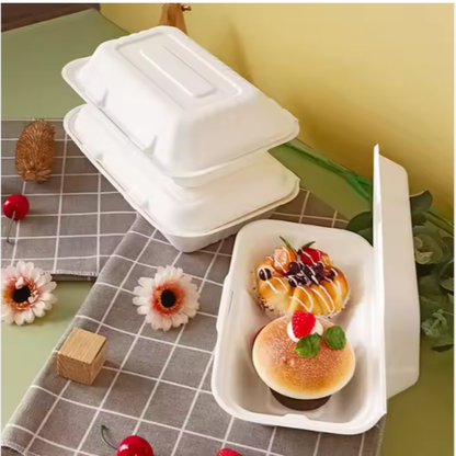 Bagasse Burger Box EP10 Pack- Takeaway Containers