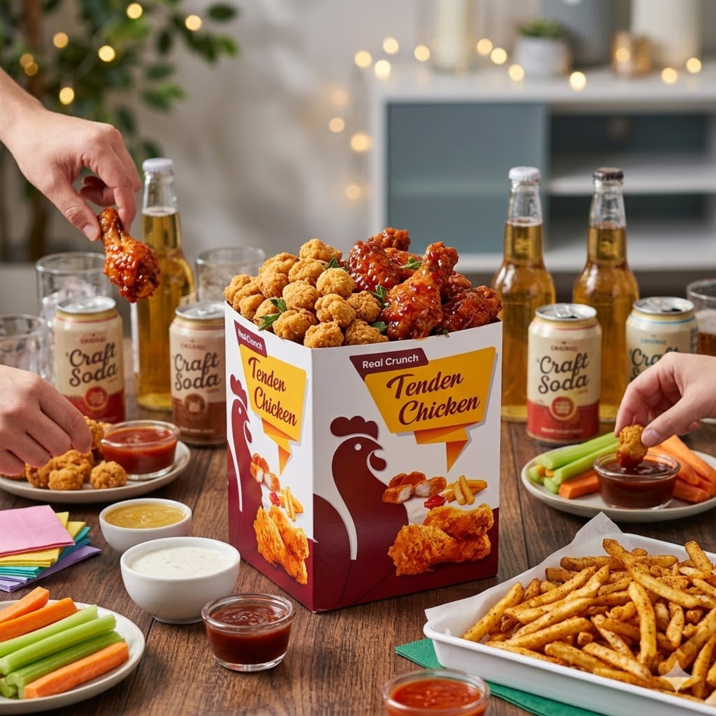 FC4 Chicken Bucket Leak-Resistant & Eco-Friendly