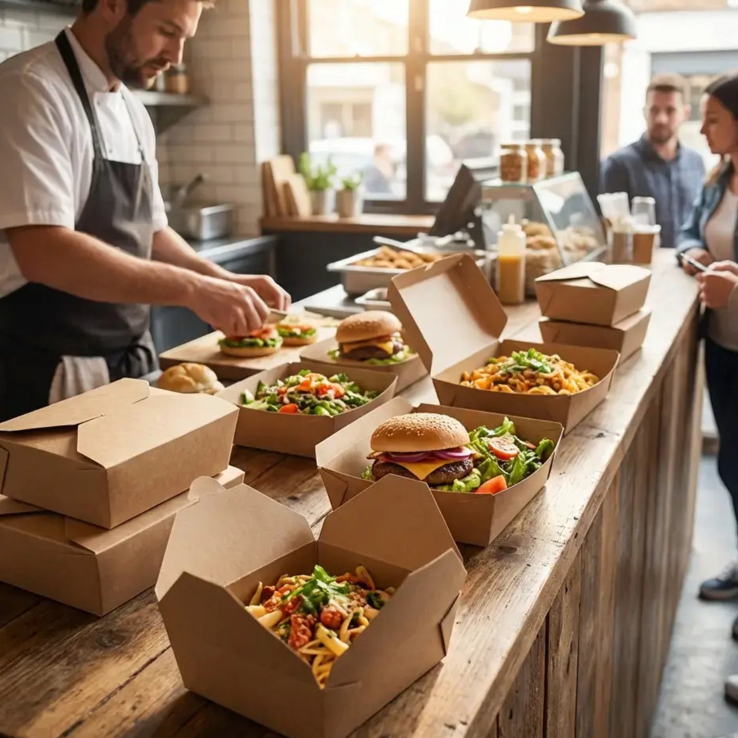 The Ultimate Eco-Friendly Brown Takeaway Box | Sturdy & Leak-Proof