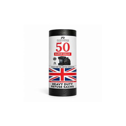 Ultra-Strong Heavy Duty Bin Bags- 10x50