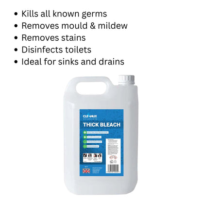 Cleanux Extra Strong Thick Bleach- 5L