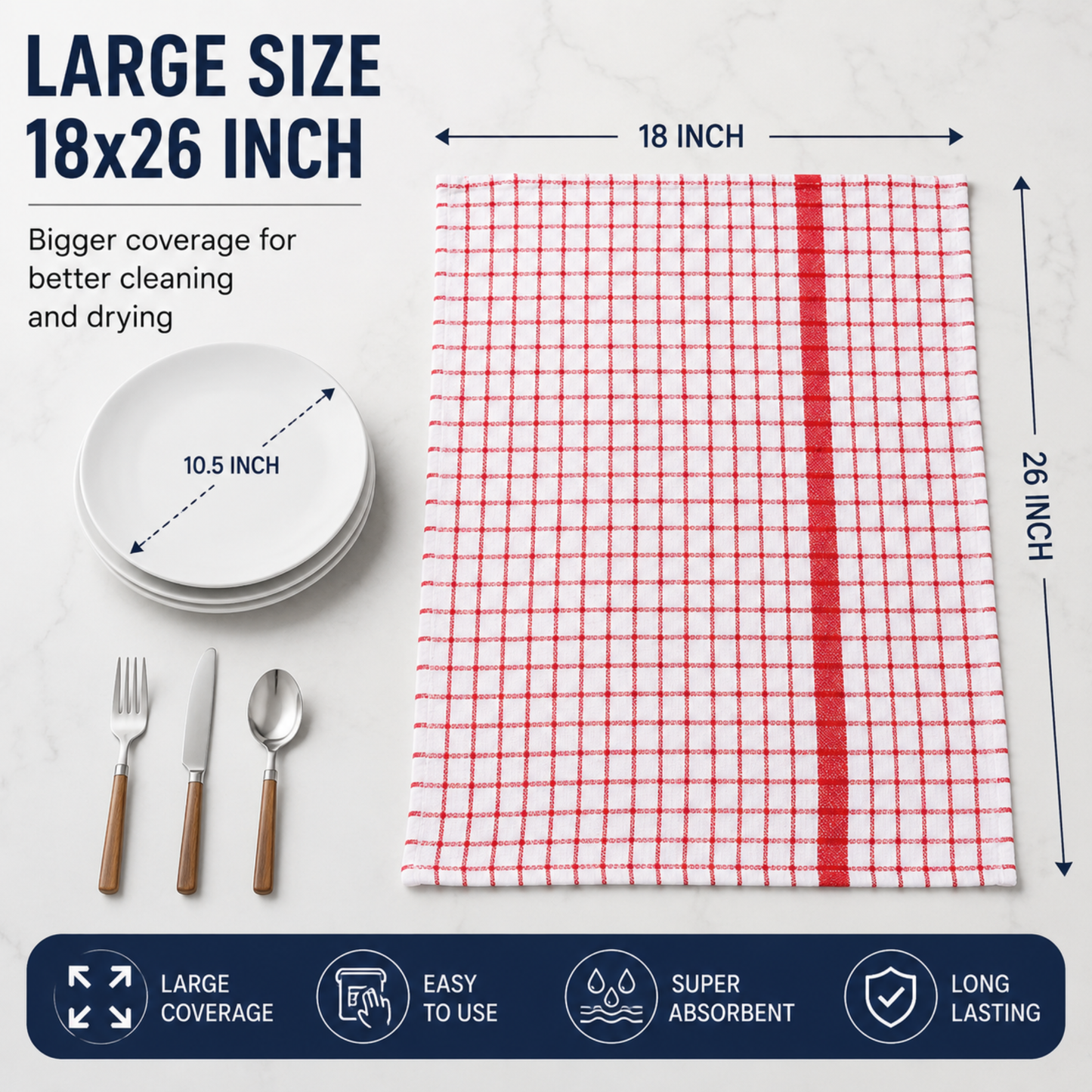 Tea Towel Large- 18X26