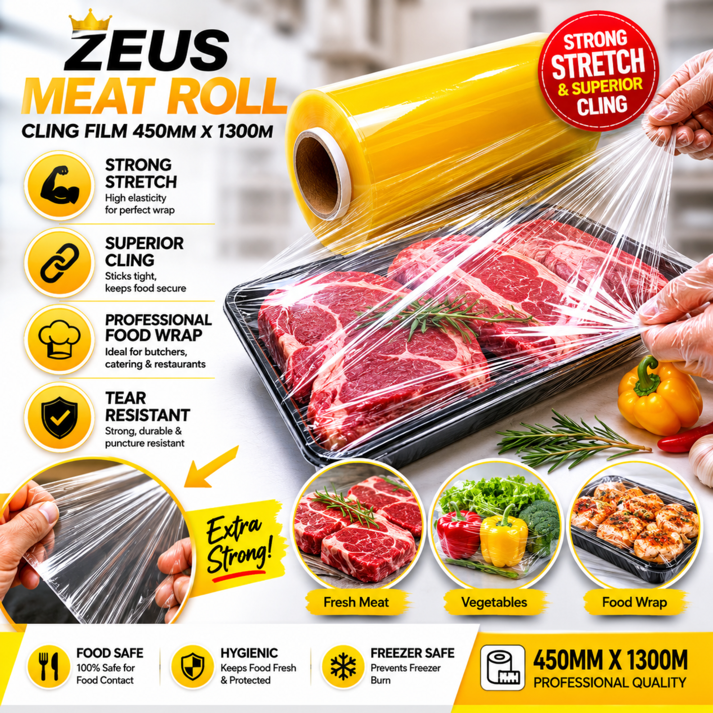 Meat Roll Cling Film