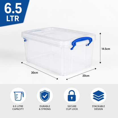Clear Rectangle Storage Box