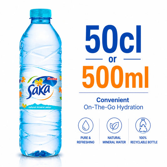 Saka Natural Mineral Water 500ml (Pack of 24)