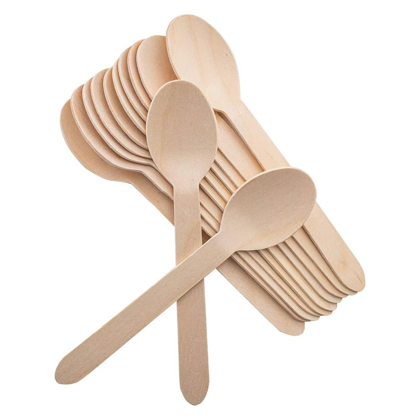 Premium Wooden Spoons | Heavy-Duty Disposable Cutlery