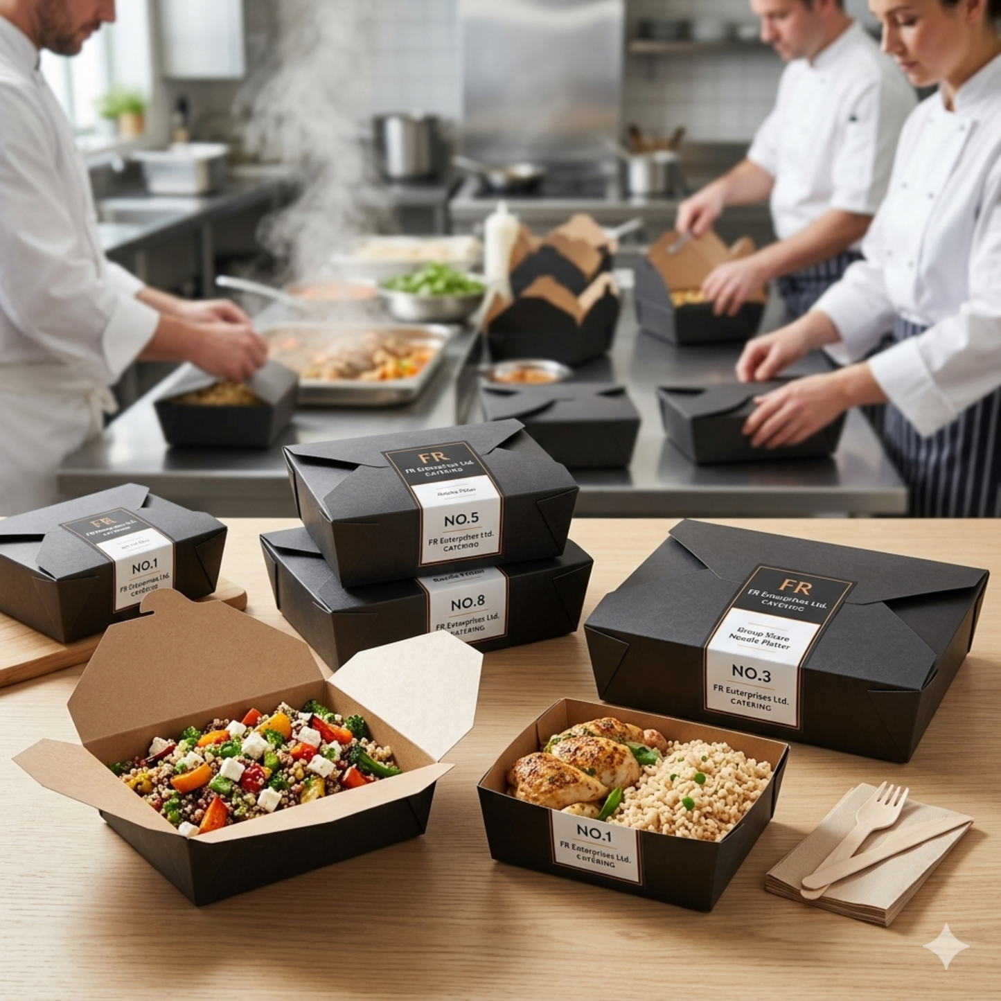 The Ultimate Eco-Friendly Black Takeaway Box | Sturdy & Leak-Proof