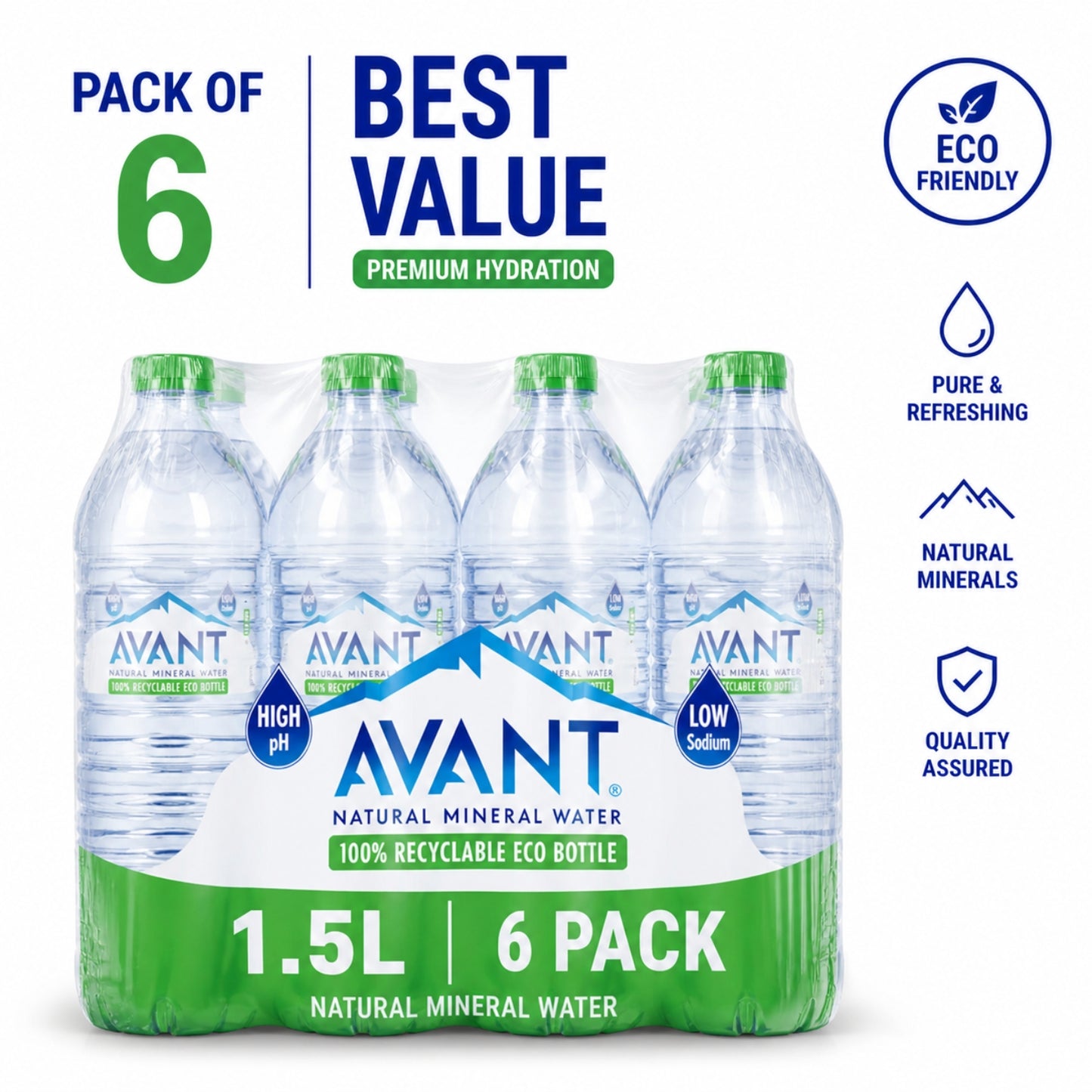 Avant Natural Mineral Water 1.5L
