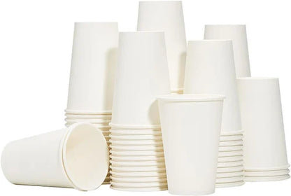 4oz Paper Cup White | Spill-Proof Lids
