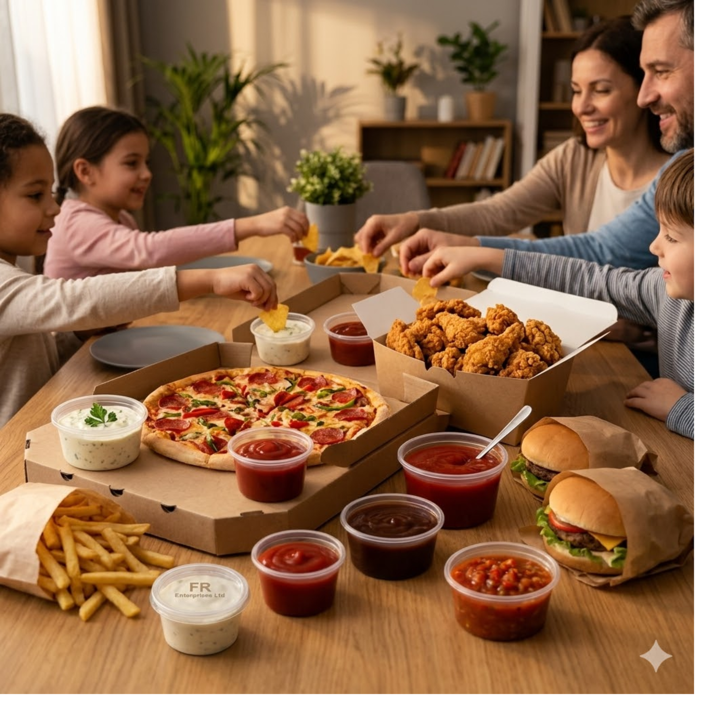 FR Heavy Duty Sauce Cups with Lids