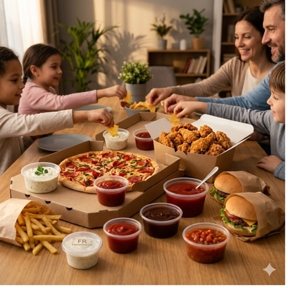 FR Heavy Duty Sauce Cups with Lids