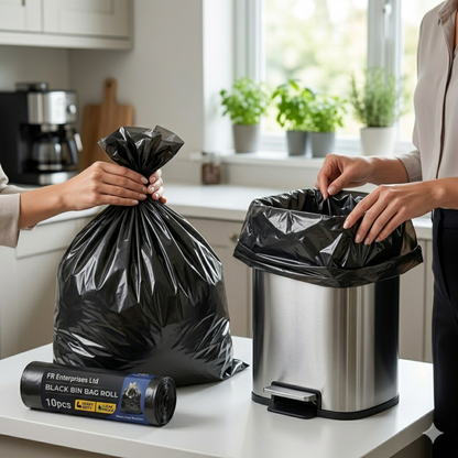 Ultra-Strong Heavy Duty Bin Bags- 10x30