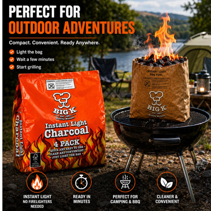 Instant Light Lumpwood Charcoal: FSC® Certified Single to 4KG