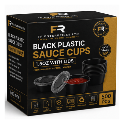 FR Heavy Duty Sauce Cups with Lids