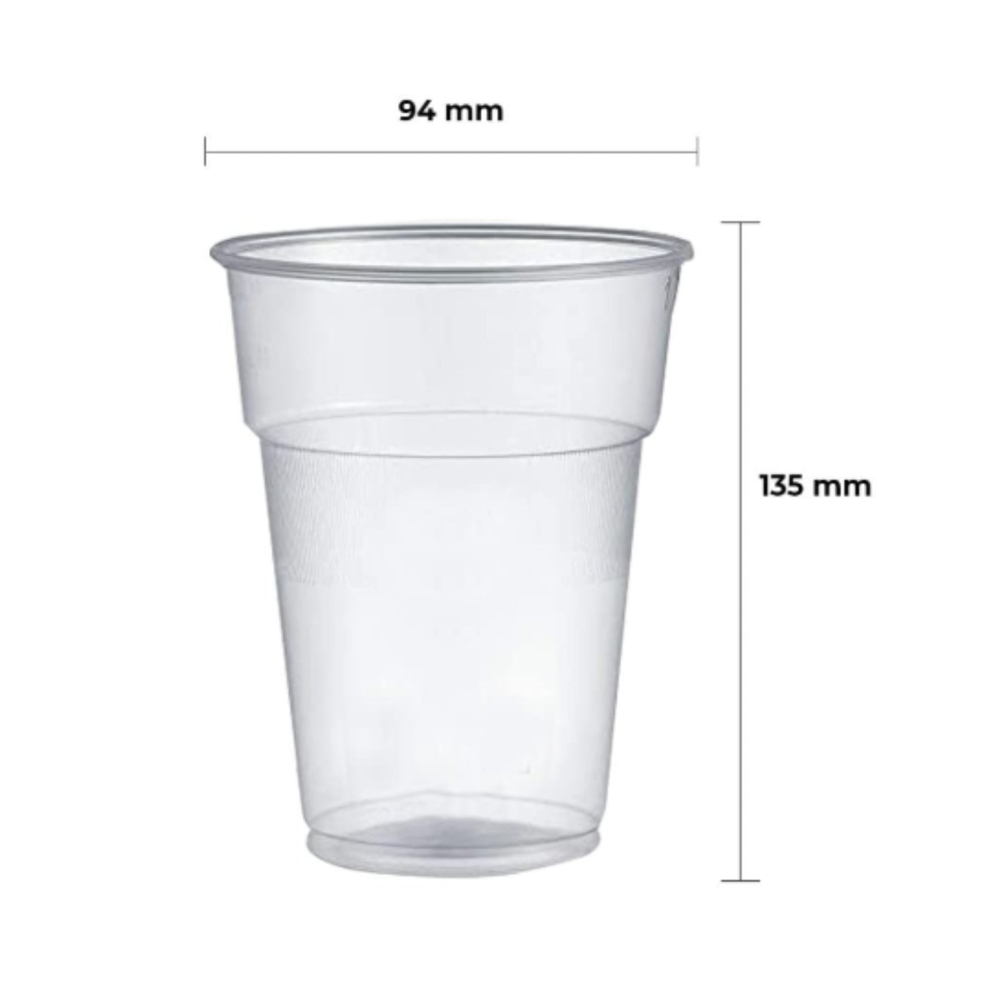 Clear Reusable Plastic Beer Cups