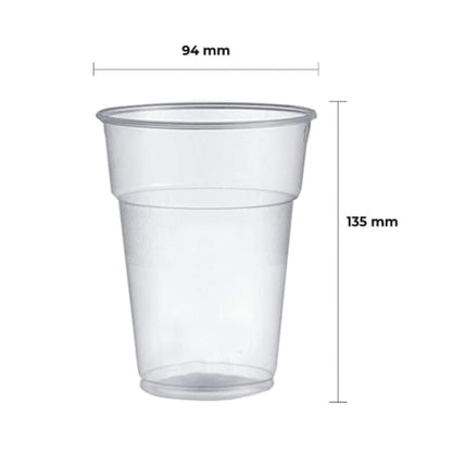 Clear Reusable Plastic Beer Cups