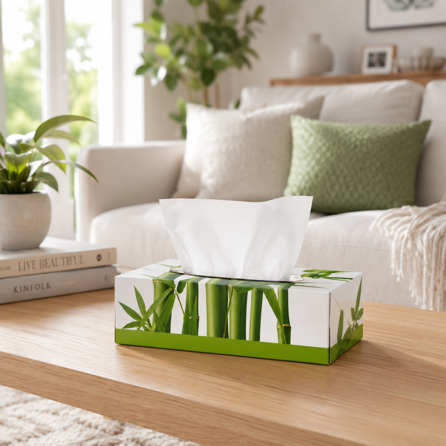 Panda Facial 1 Ply Tissue Box- 30X30