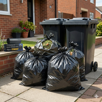 Ultra-Strong Heavy Duty Bin Bags- 10x30