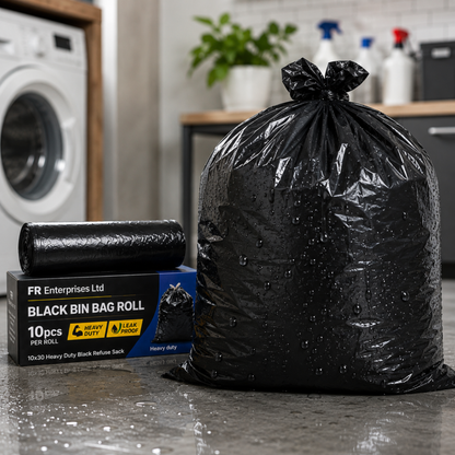 Ultra-Strong Heavy Duty Bin Bags- 10x30