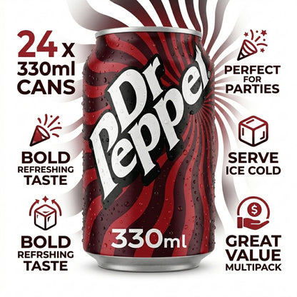 CAN Dr Pepper 24X330ML