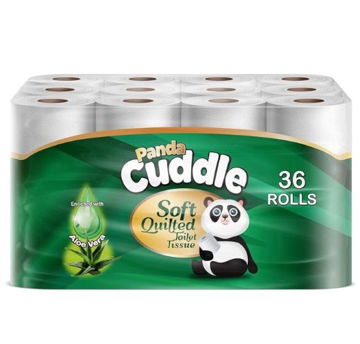 Panda Cuddle Soft Toilet Paper Rolls |  Sustainable Tissue Roll