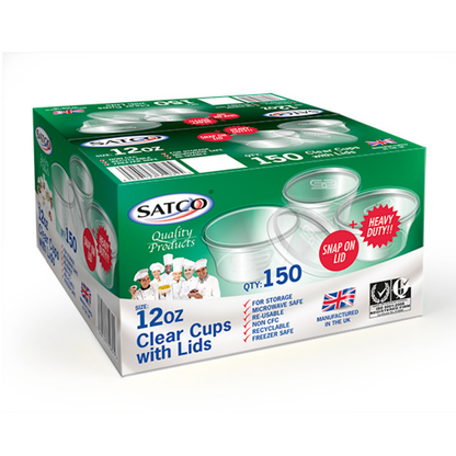 Satco Heavy Duty Sauce Cups with Lids
