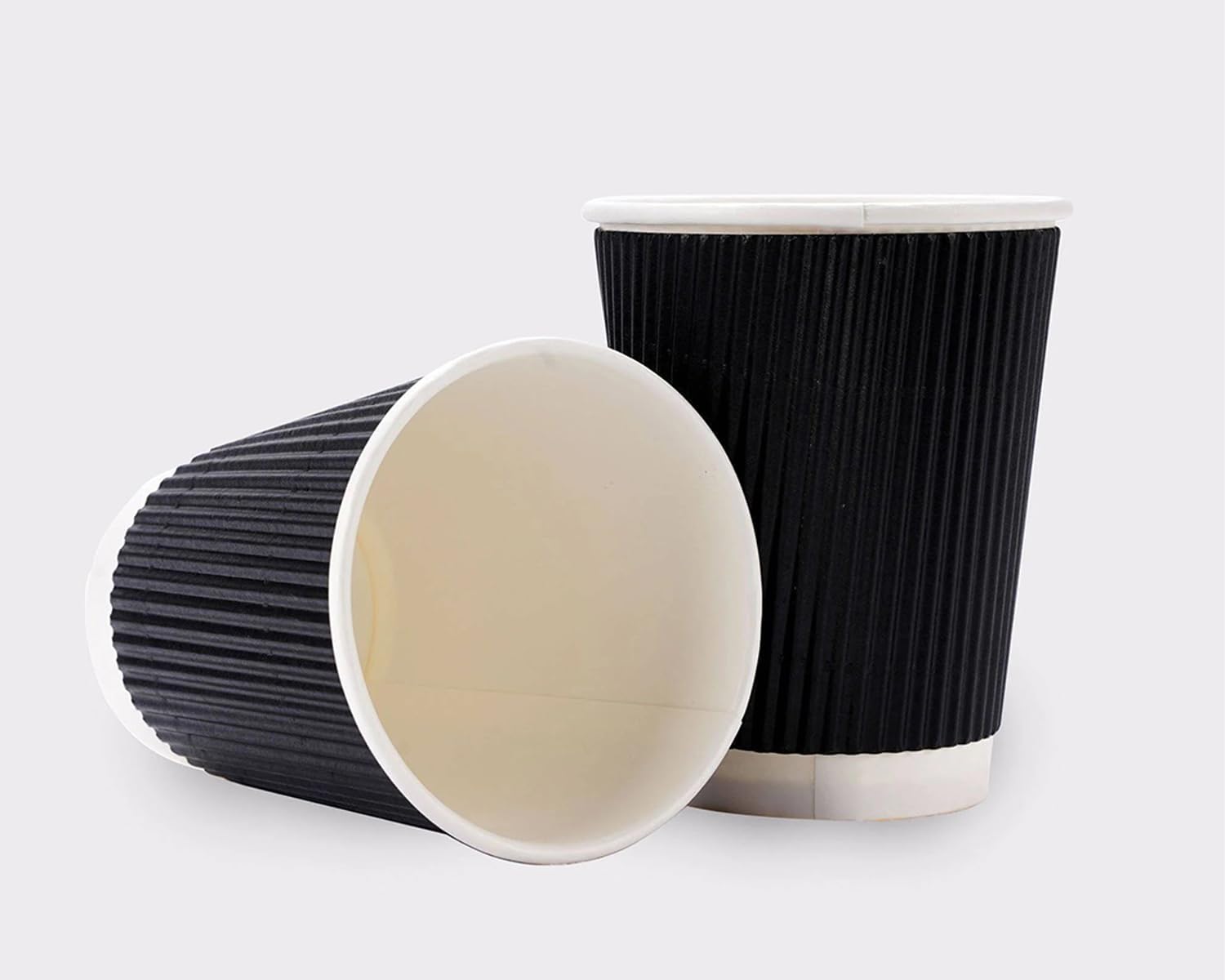 Disposable Coffee Cups with Lids - Reusable & Leak Proof