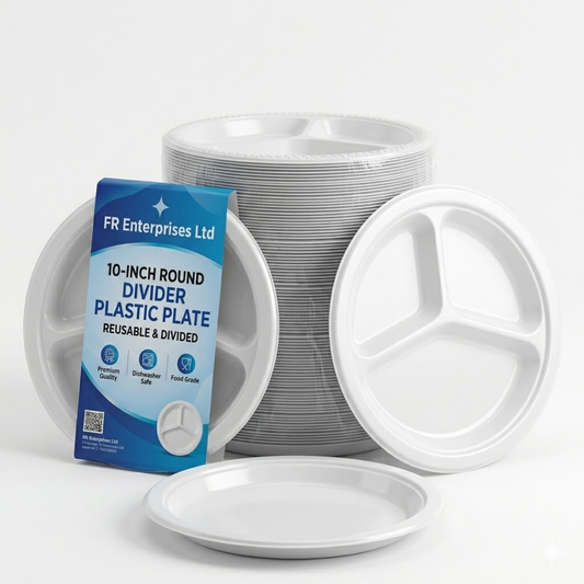 3 Compartment Plate for Hot & Cold Food
