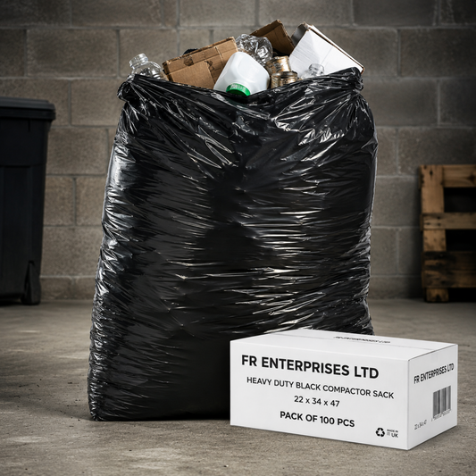 Extra Heavy Duty Compactor Sacks- 22x34x47 | Bin Bag