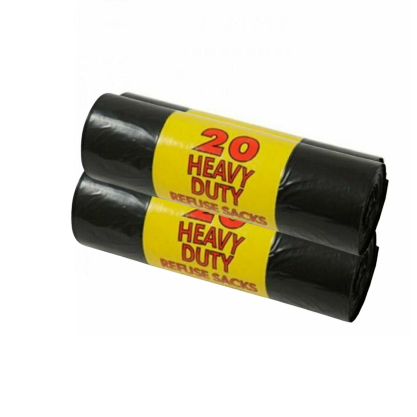 Yellow Label Black Bin Bag (18x29x34'')