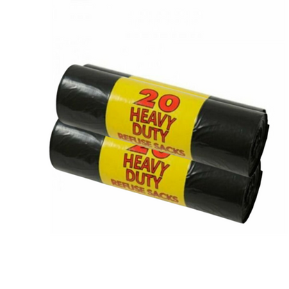 Yellow Label Black Bin Bag (18x29x34'')