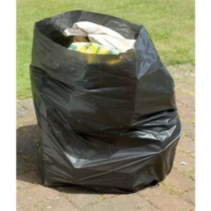 Yellow Label Black Bin Bag (18x29x34'')