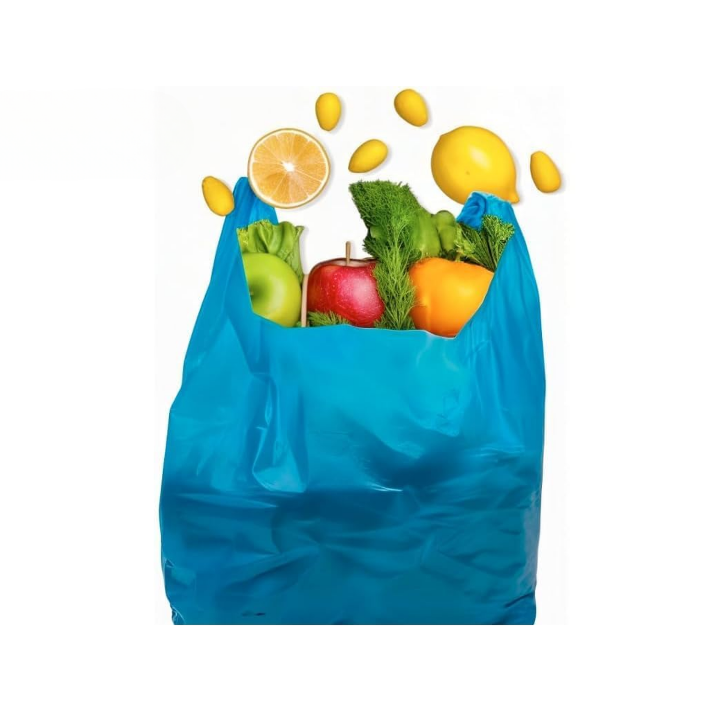 Jumbo Heavy Duty Poly Carrier Bags- 13x19x23