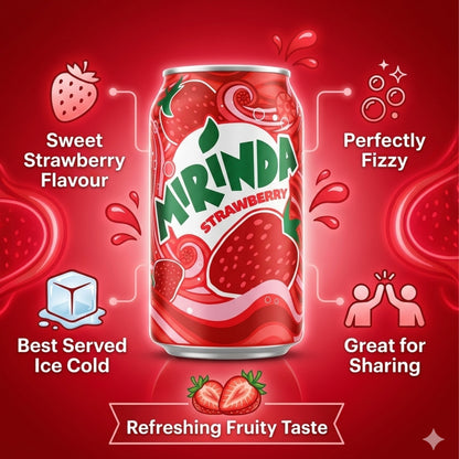 CAN Strawberry Mirinda 24x330ML