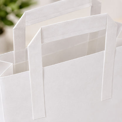 Eco-Friendly White SOS Paper Bag Large | Sustainable High-Strength Bags