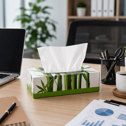 Panda Facial 1 Ply Tissue Box- 30X30