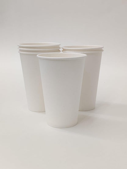 4oz Paper Cup White | Spill-Proof Lids