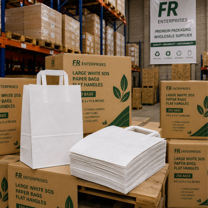 Eco-Friendly White SOS Paper Bag Jumbo | Sustainable High-Strength Bags