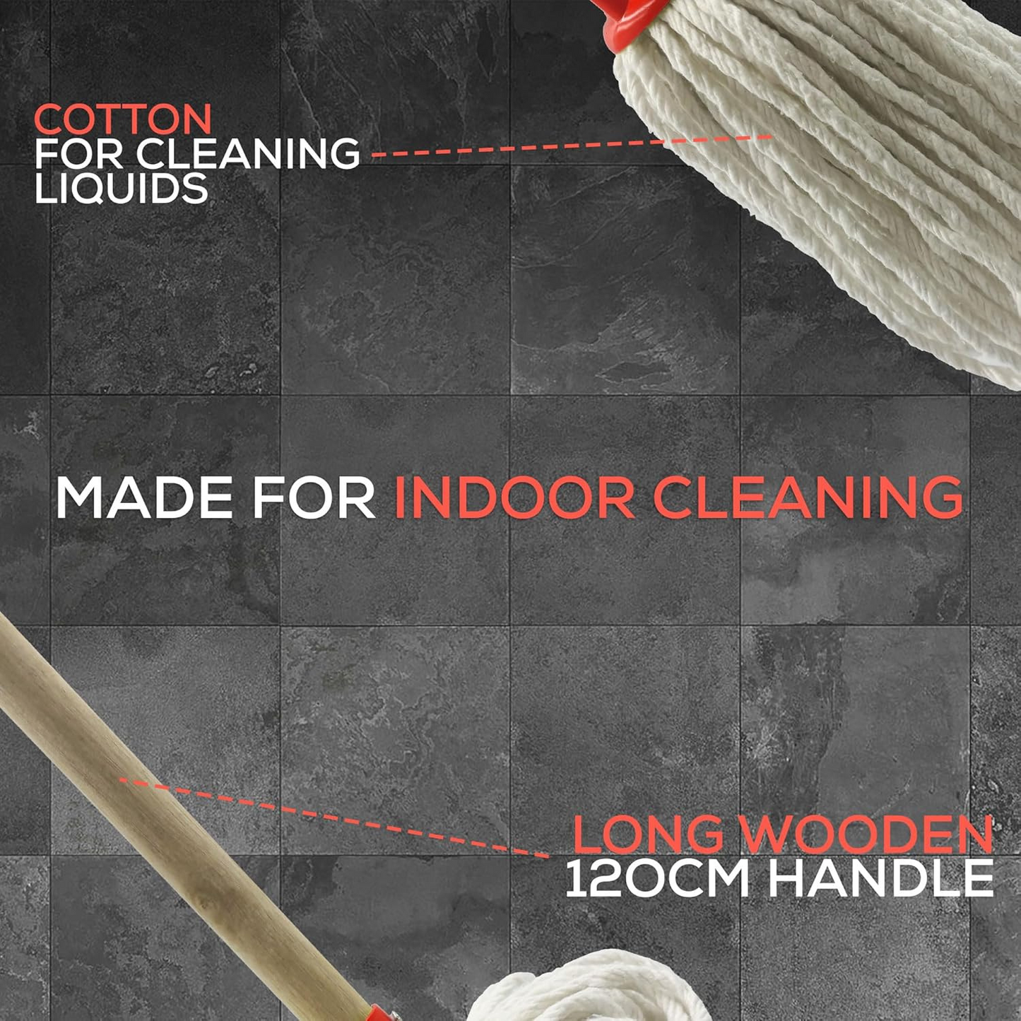 Wooden Mop Stick