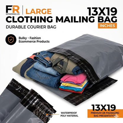 Grey Mailing Bags