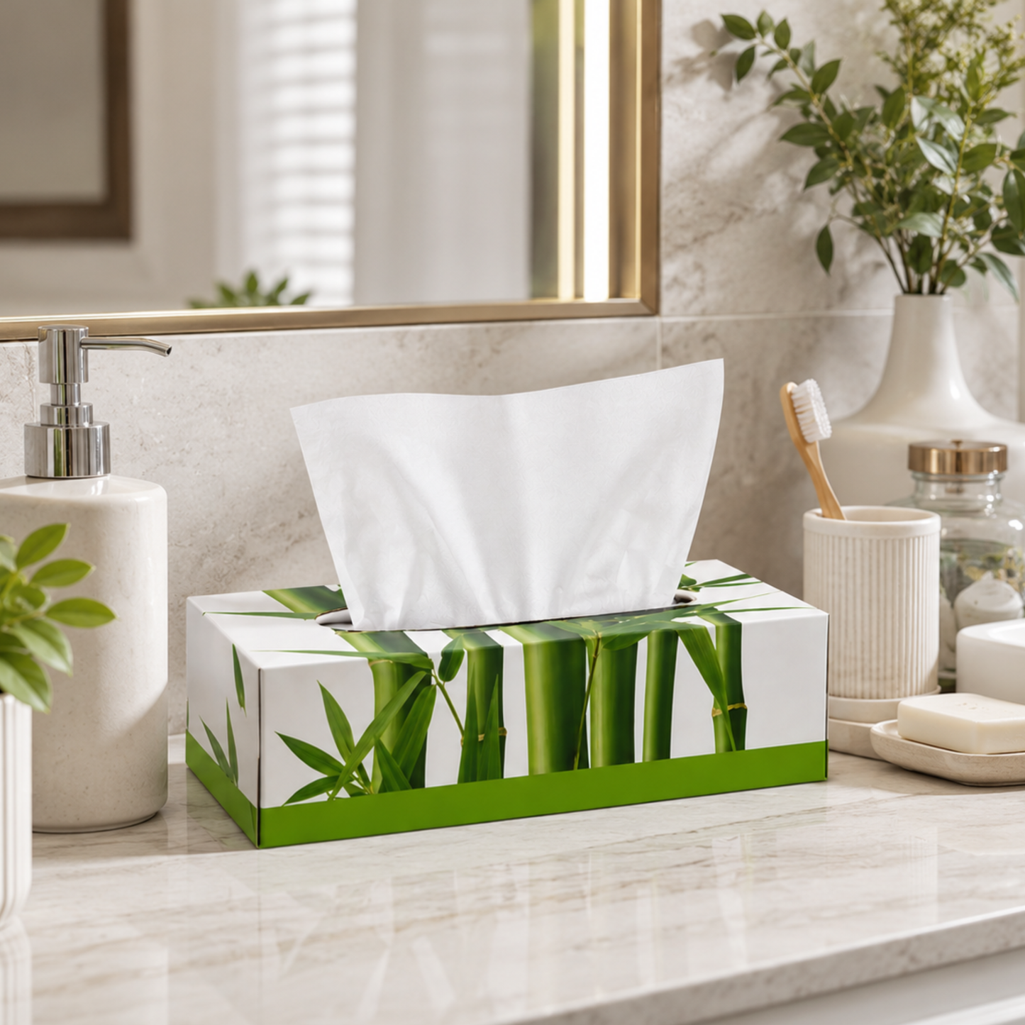 Panda Facial 1 Ply Tissue Box- 30X30