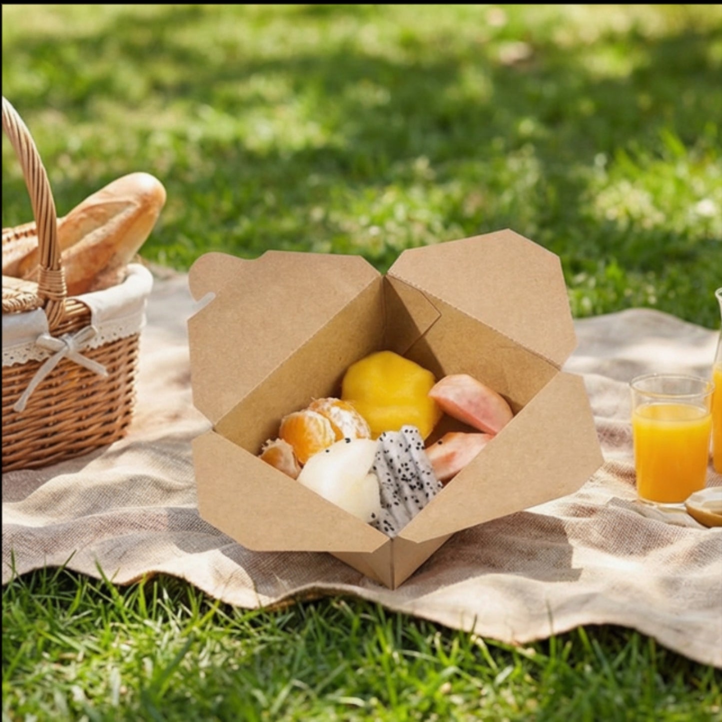 The Ultimate Eco-Friendly Brown Takeaway Box No. 1 | Sturdy & Leak-Proof