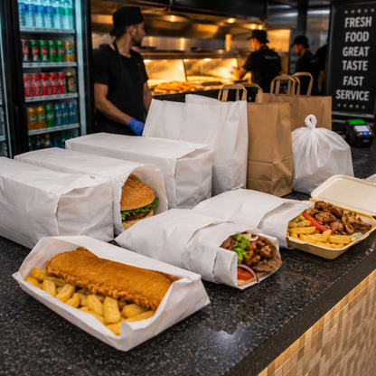 News Off Cut Fish & Chips Paper