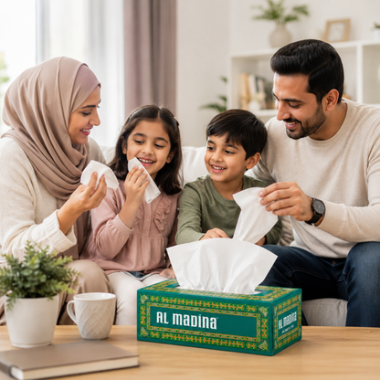 Sadeel /Alin Al Madina Facial 2 PLY Tissue Box- 6x5