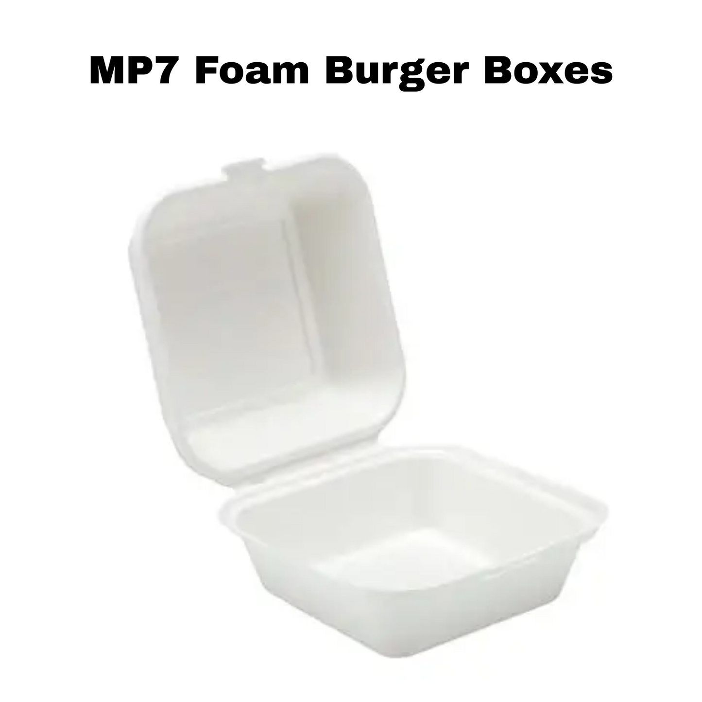 MP7 Foam Burger Box- Takeaway Containers
